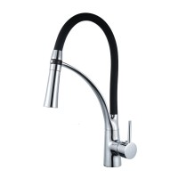 High quality Pull down Single handle Thermostatic Modern Home & Hotel Kitchen Long Neck Water Faucet